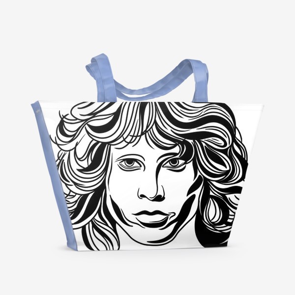 Пляжная сумка «Jim Morrison. Portrait »
