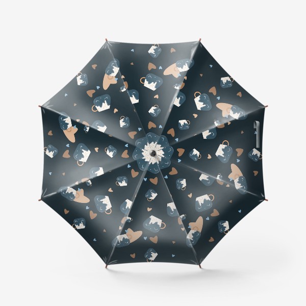 Зонт «кофейные чашки»