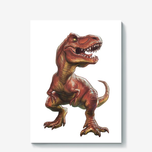 Холст «динозавр рекс»