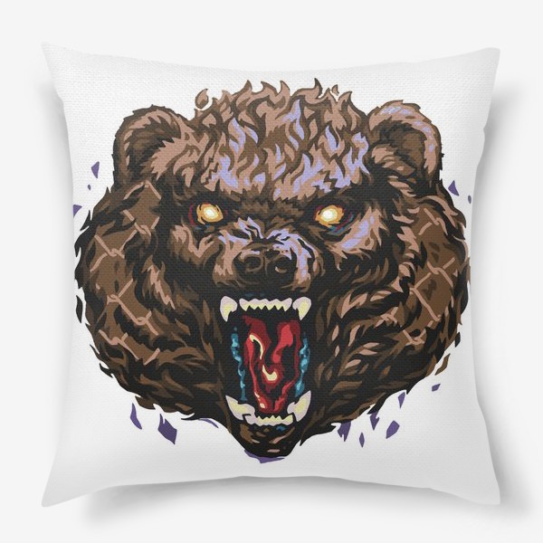 Подушка «медведь брутальный»