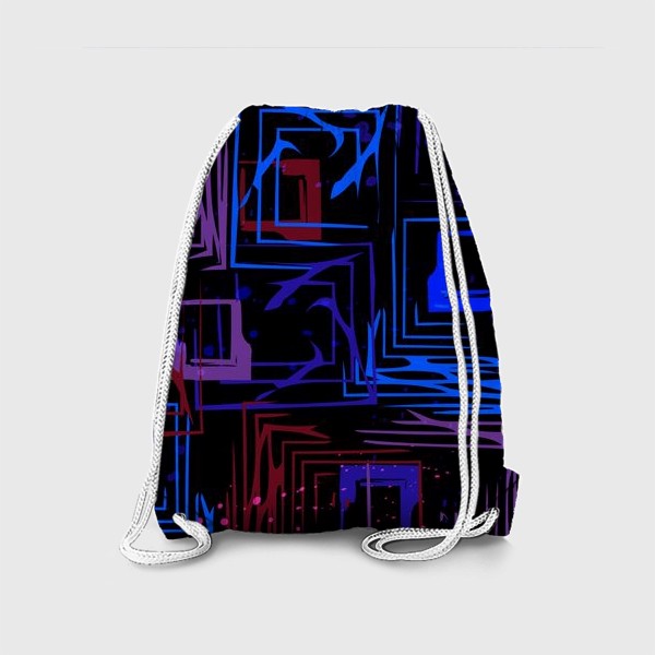 Рюкзак «неоновые квадраты»