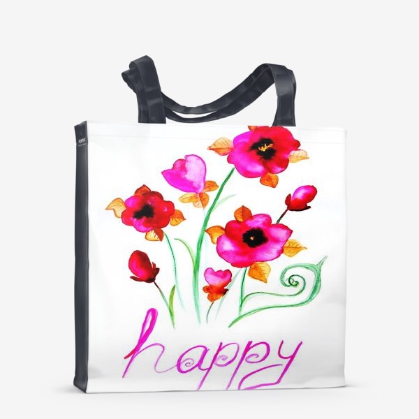 Сумка-шоппер «happy pink vibes»