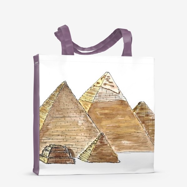 Сумка-шоппер «Sketch pyramids of Giza»