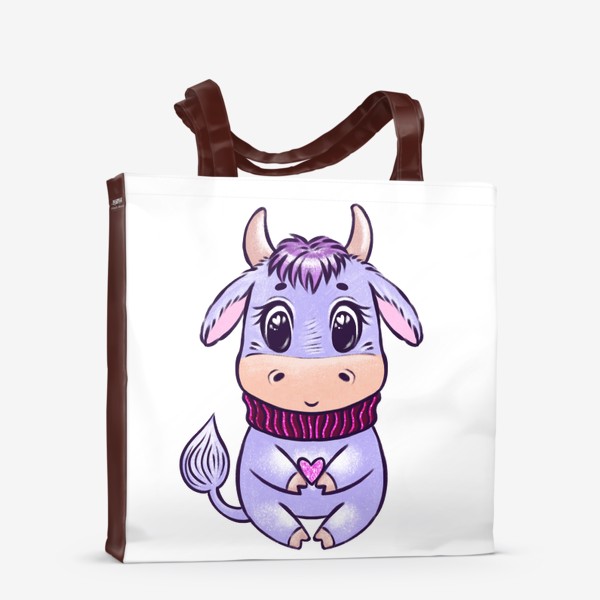 Сумка-шоппер «Фиолетовый Бычок»