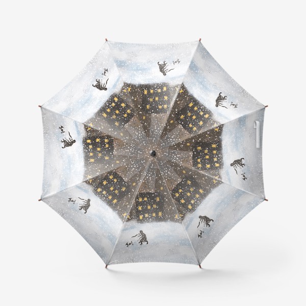 Зонт «Прогулка в метель»