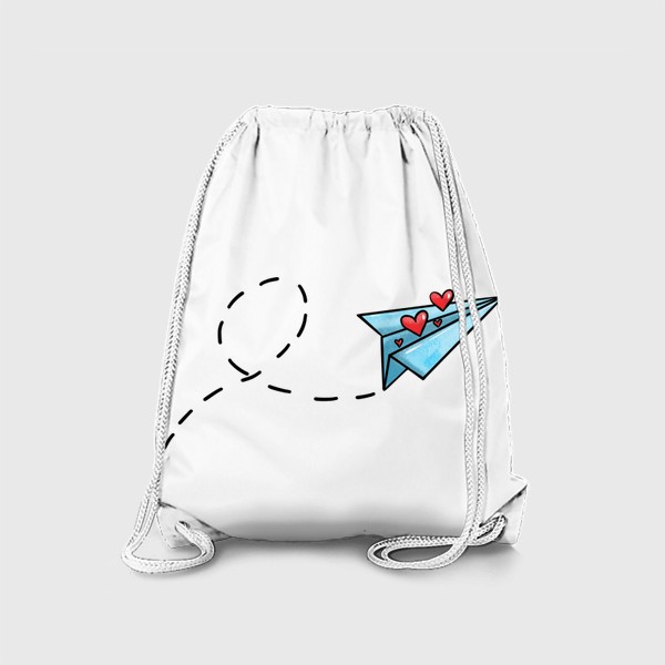 Рюкзак «Бумажный самолётик с посланиями»