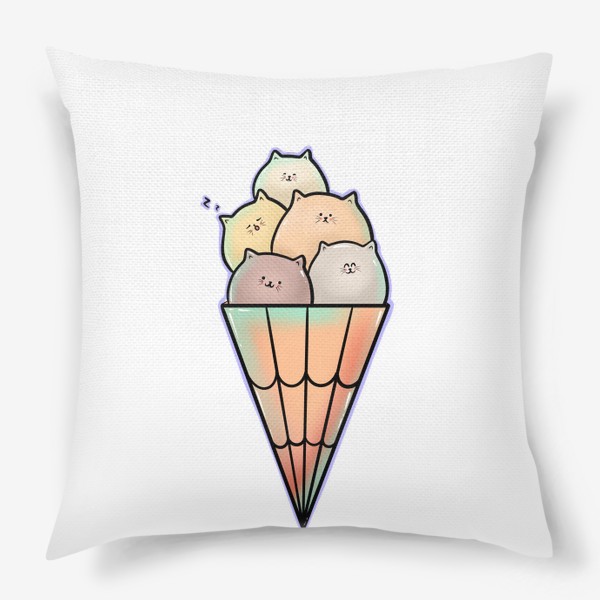 Подушка «Милое мороженое »
