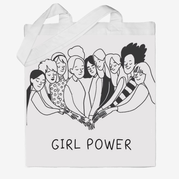 Сумка хб «girl power»