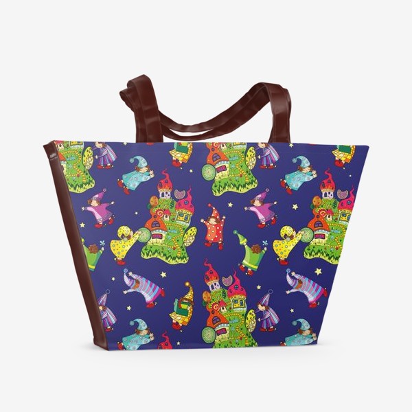 Пляжная сумка «Детский волшебный паттерн»