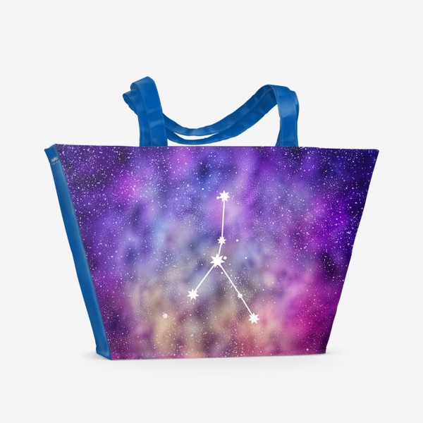 Пляжная сумка «Рак. Галактика»