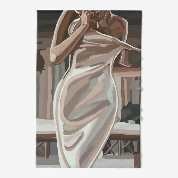 Полотенце «Девушка в платье»