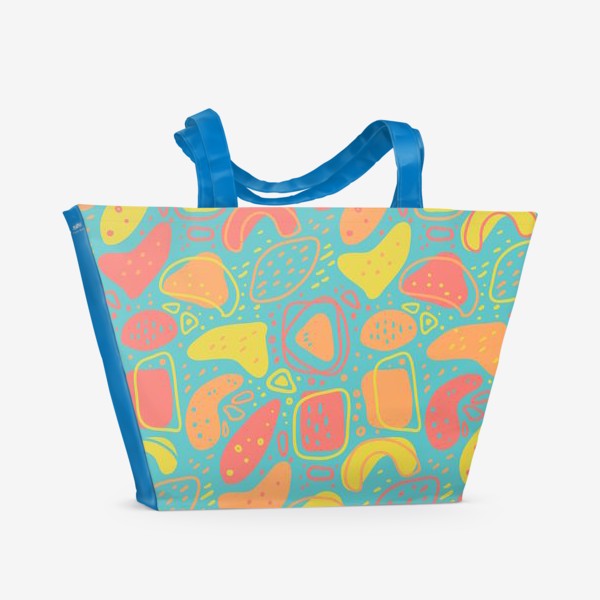 Пляжная сумка «Паттерн абстракция»