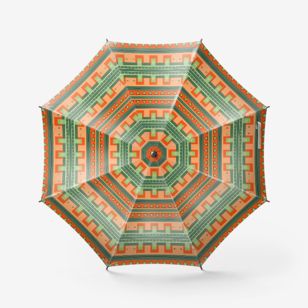 Зонт «Геометрический трайбл узор »
