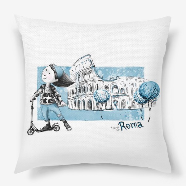 Подушка «Николь в Риме»