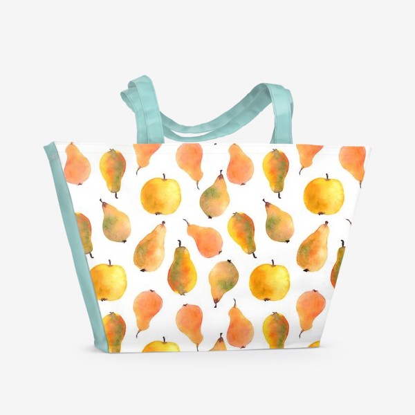 Пляжная сумка «Сочные спелые груши»
