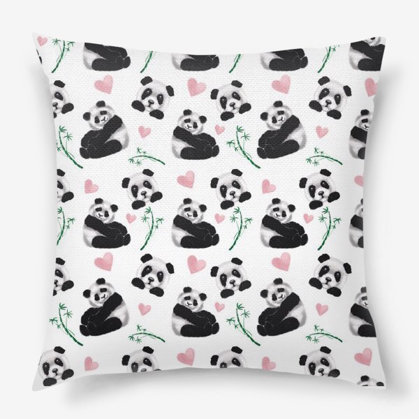 Подушка «Пушистые панды»