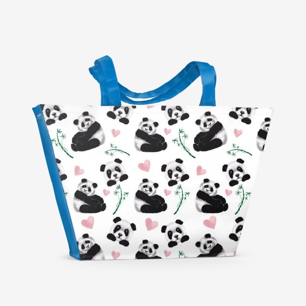Пляжная сумка «Пушистые панды»