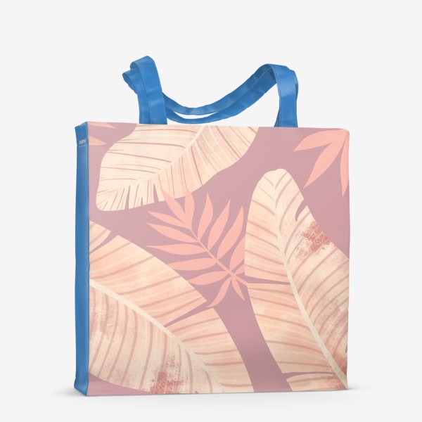 Сумка-шоппер «листья пастель»