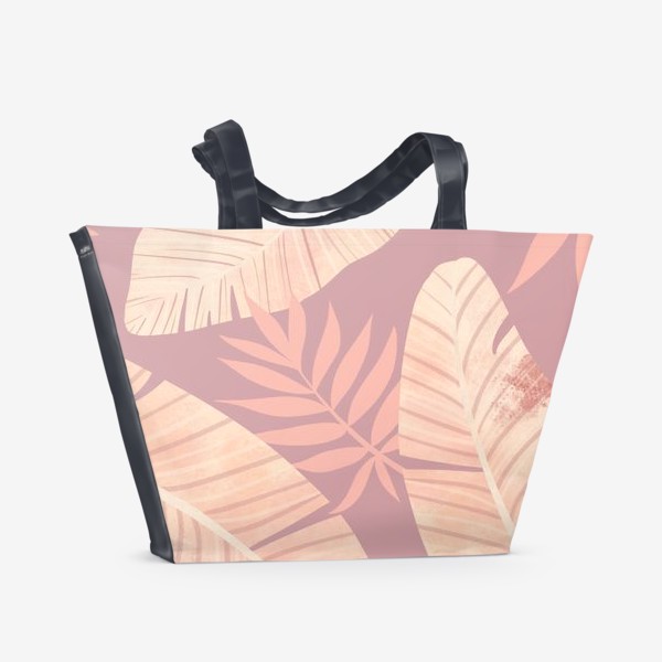Пляжная сумка &laquo;листья пастель&raquo;