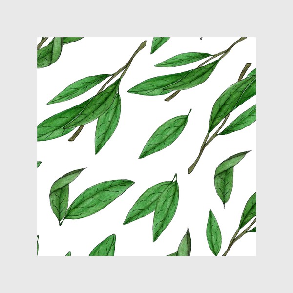 Шторы «зеленые листья»