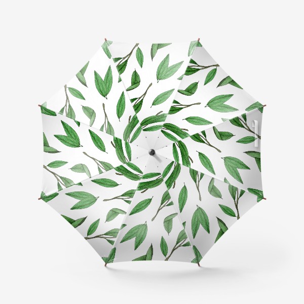 Зонт «зеленые листья»