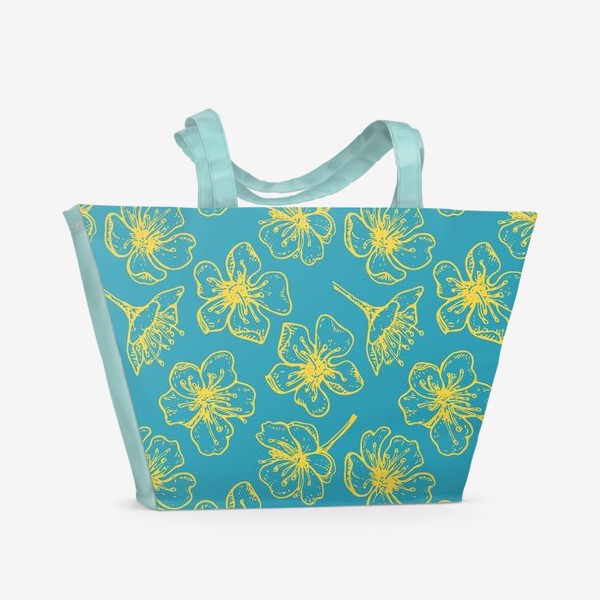 Пляжная сумка « Цветущая вишня»