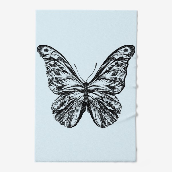 Полотенце «Delicate Butterfly Trace- Blue Edition»