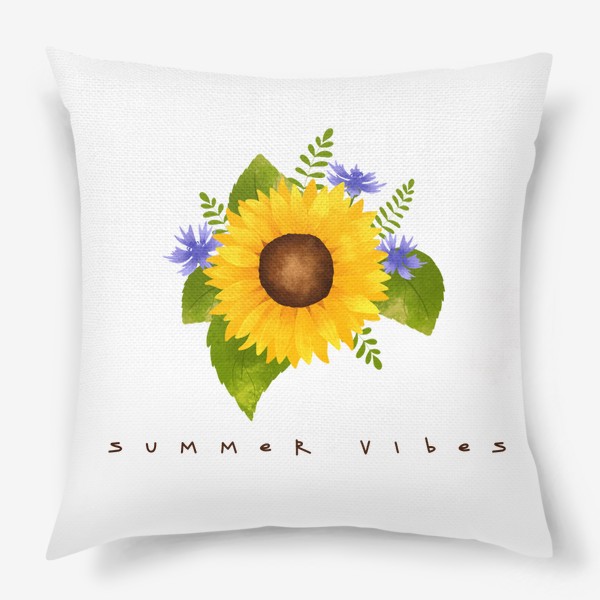 Подушка «summer vibes»
