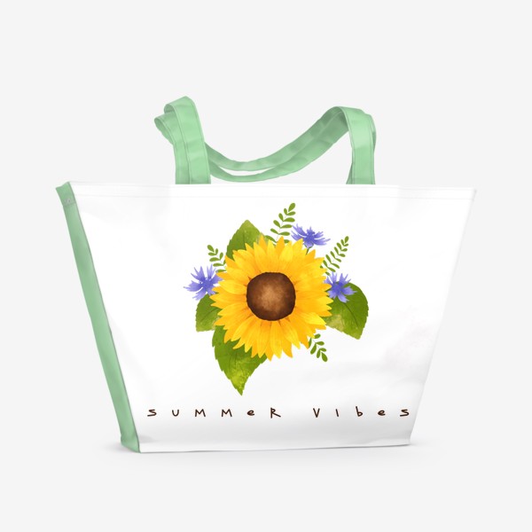 Пляжная сумка «summer vibes»