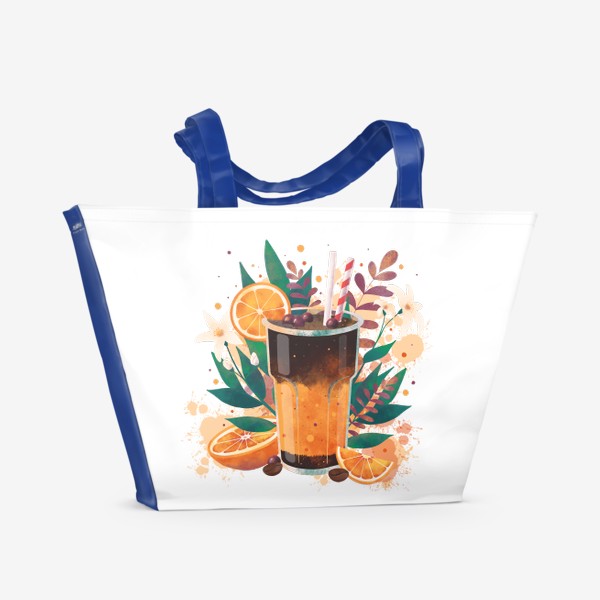 Пляжная сумка «Бодрящий напиток»