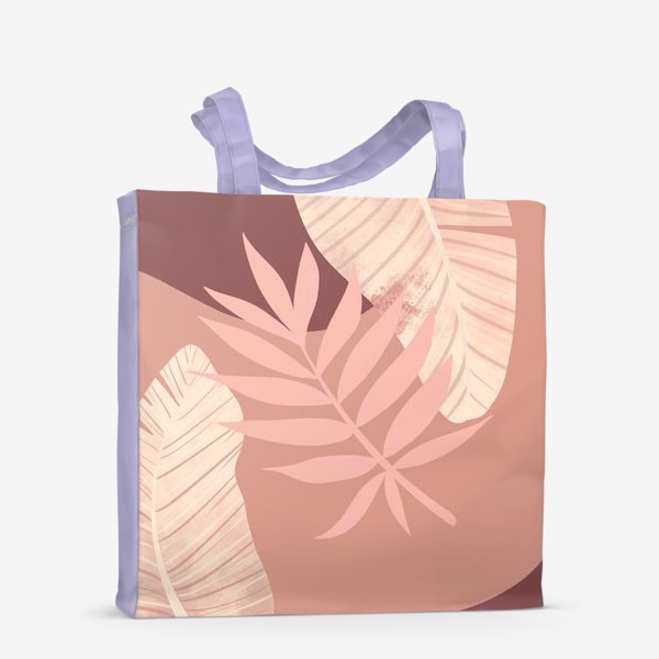 Сумка-шоппер «листья пастель»