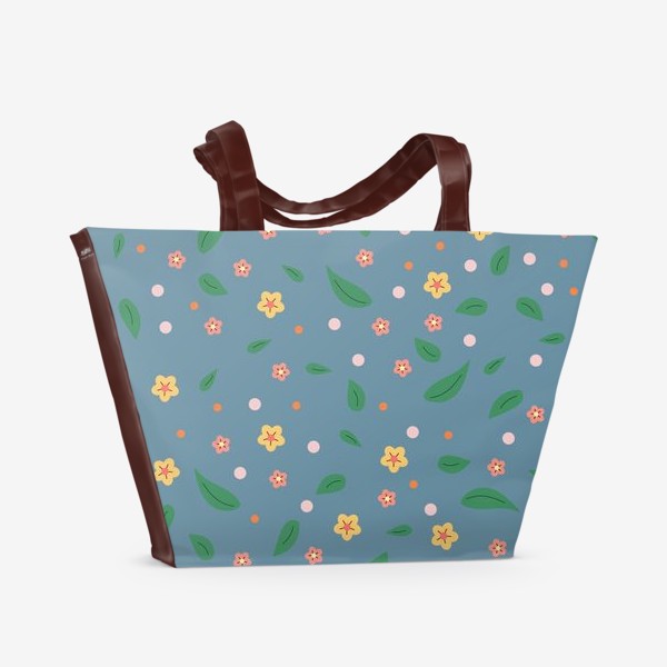 Пляжная сумка «мелкие цветочки»