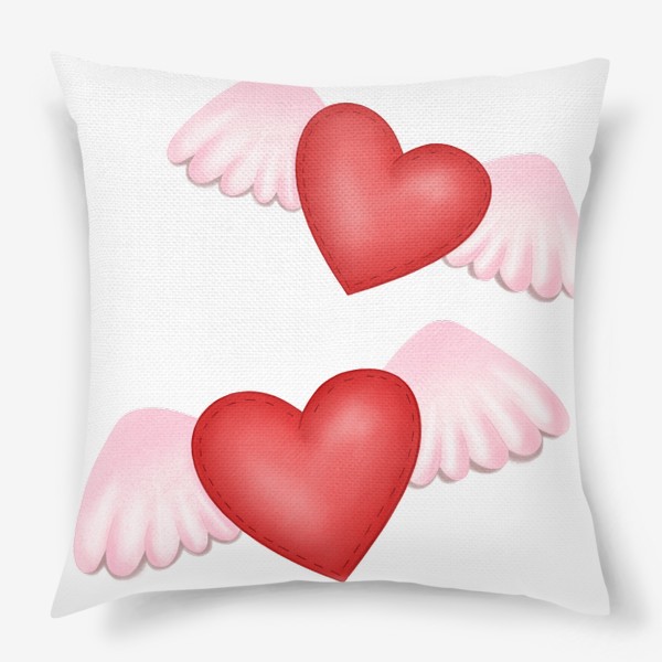 Подушка «Два сердца-одна любовь»