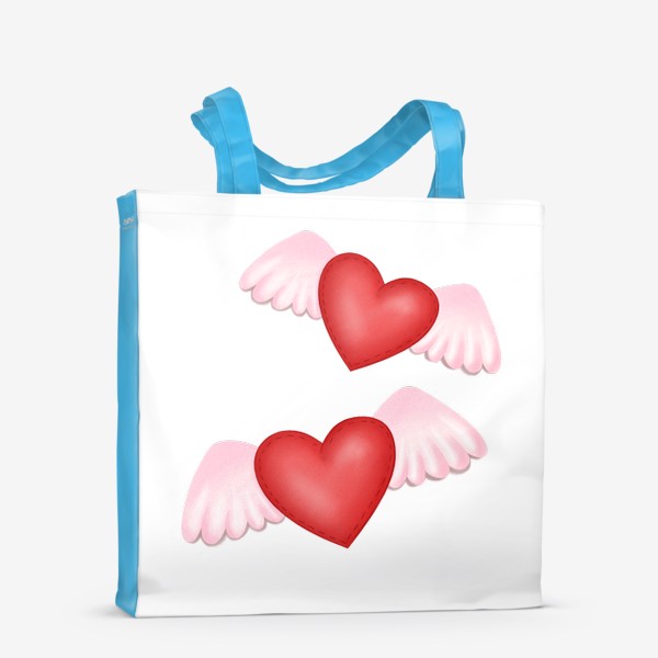 Сумка-шоппер «Два сердца-одна любовь»