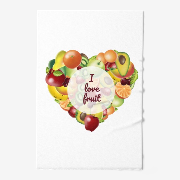 Полотенце «i love fruit»