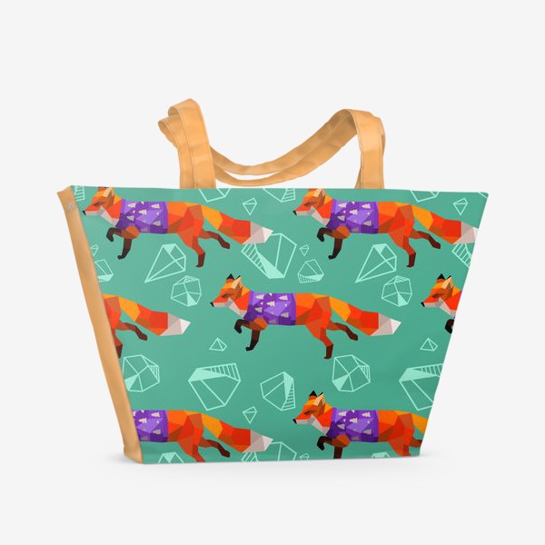 Пляжная сумка «лисы»