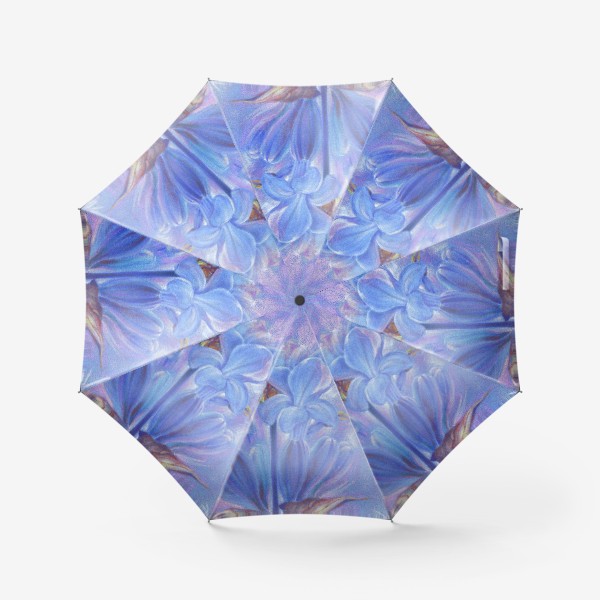 Зонт «Голубые цветы. »