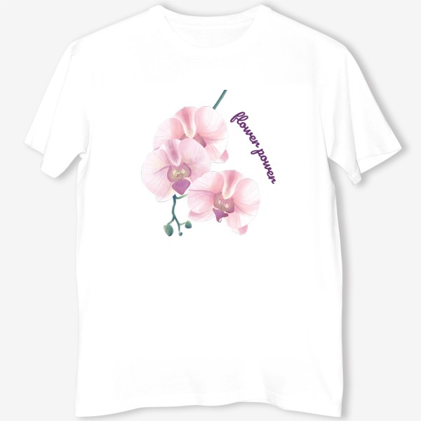 Футболка &laquo;розовая орхидея&raquo;