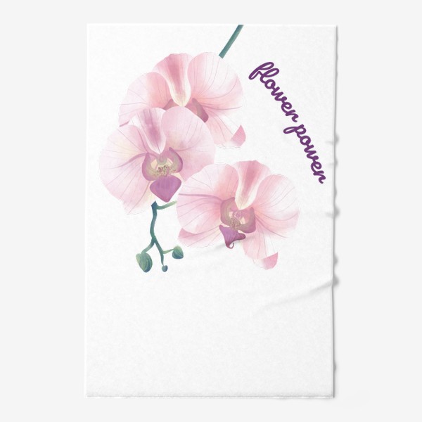 Полотенце &laquo;розовая орхидея&raquo;
