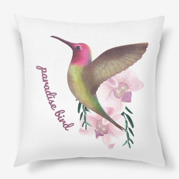 Подушка «колибри»