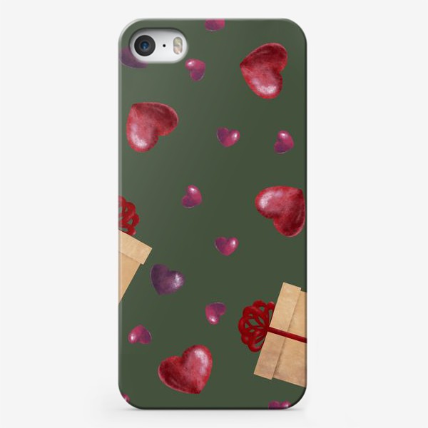 Чехол iPhone «паттерн подарочки»