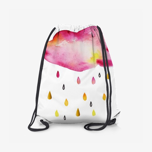 Рюкзак «Розовый дождь.  Детская иллюстрация »