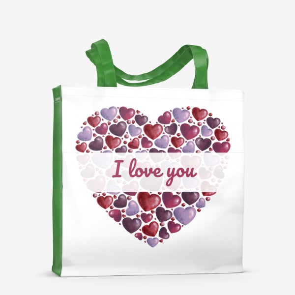 Сумка-шоппер «i love you»