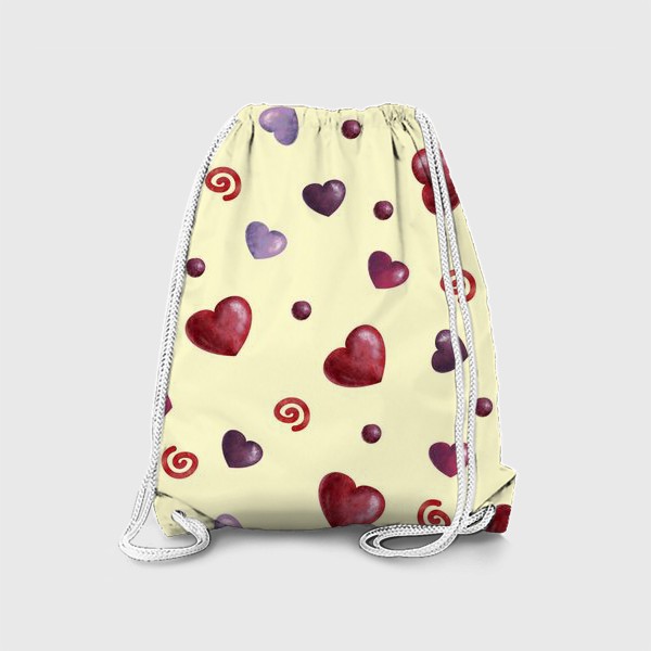 Рюкзак «паттерн сердечки»