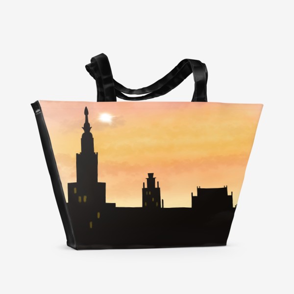 Пляжная сумка «Восход в городе»