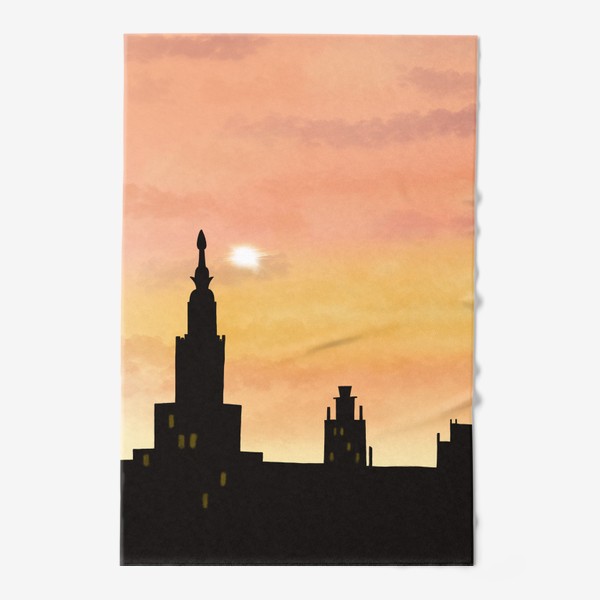 Полотенце «Восход в городе»
