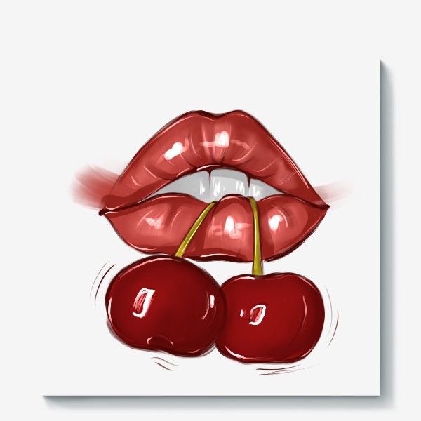 Холст «Cherry lips»