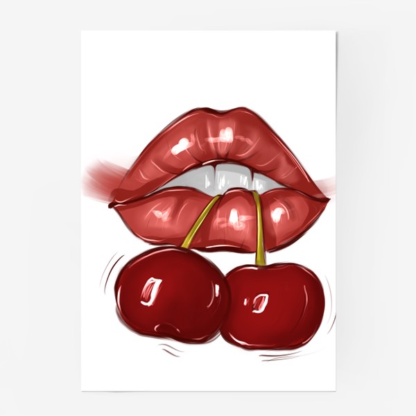 Постер «Cherry lips»