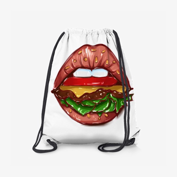 Рюкзак &laquo;Burger lips &raquo;