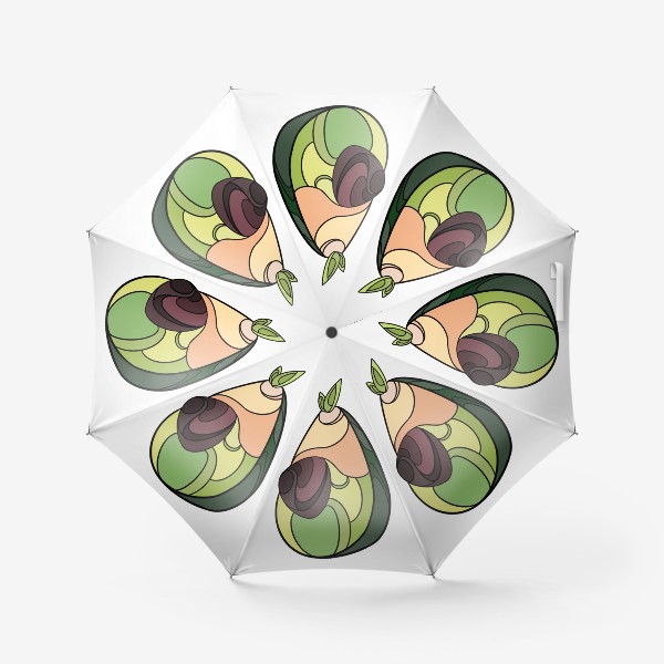 Зонт «Рисунок «Авокадо»»